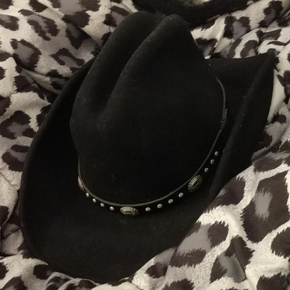 Felt-Lite Other - 4.99S&H🔥LiteFelt Wool Cowboy Hat, Leather&Concho